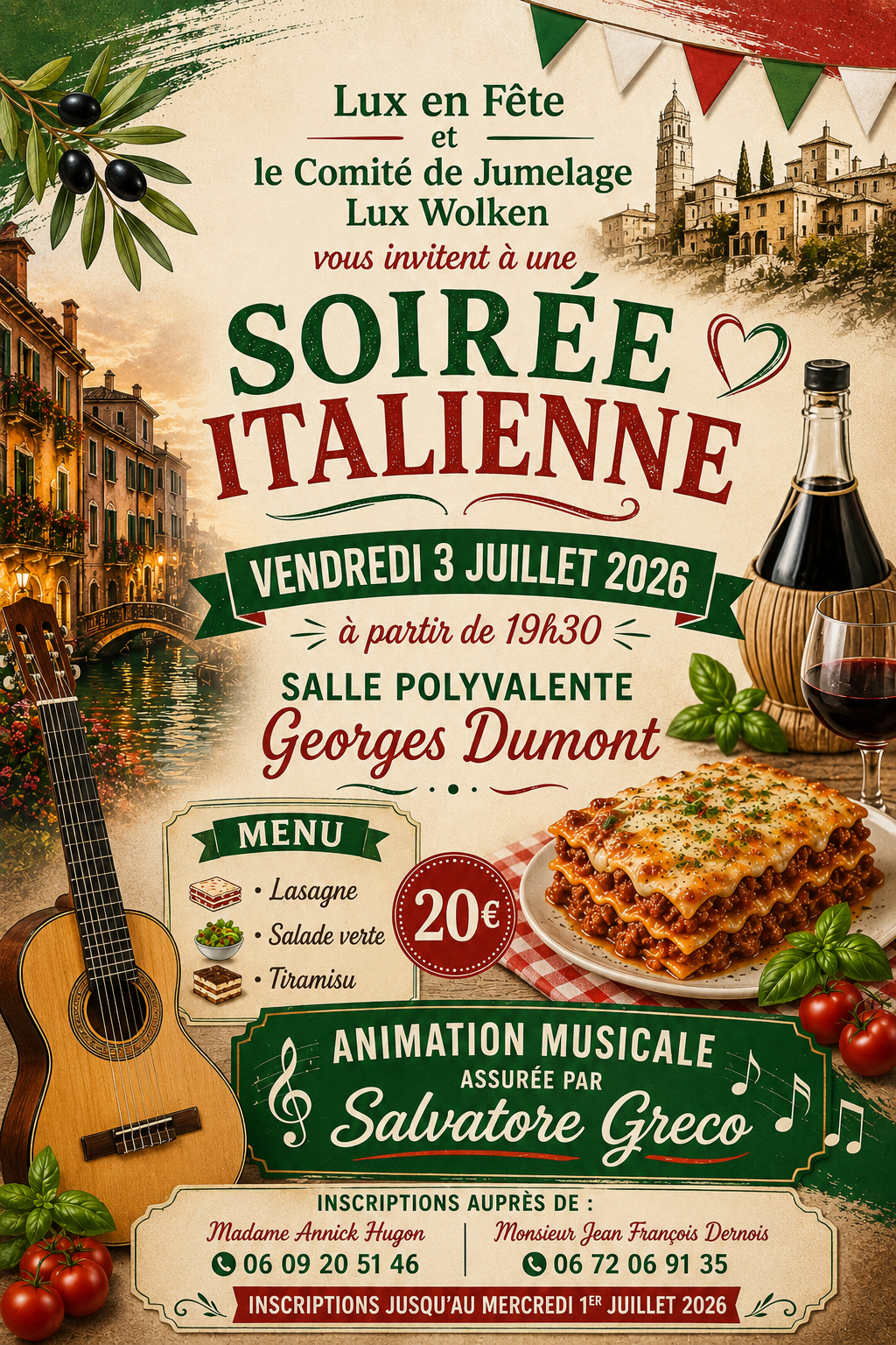 soirée italienne