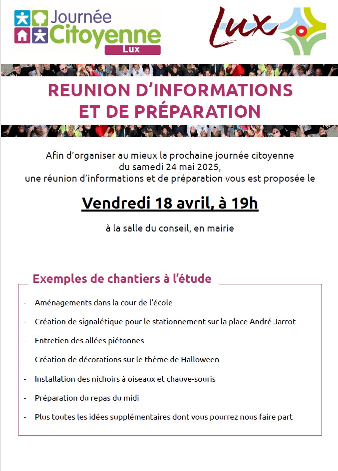 journée citoyenne préparation