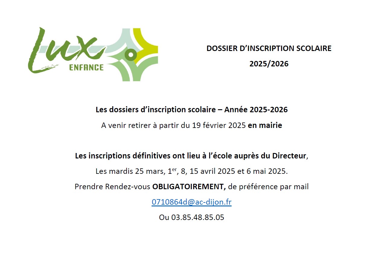 école 25/26