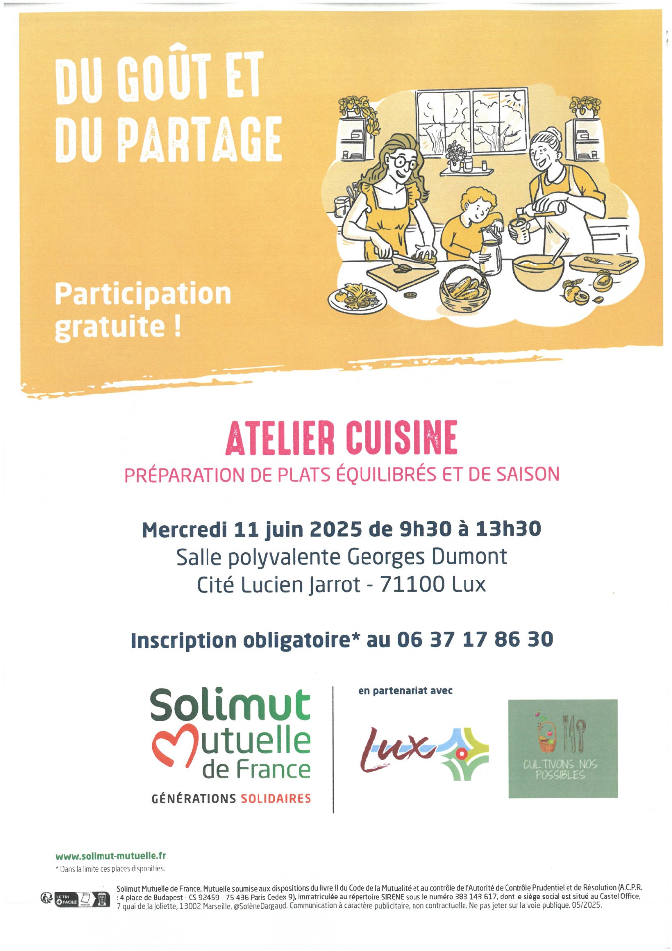 Atelier cuisine