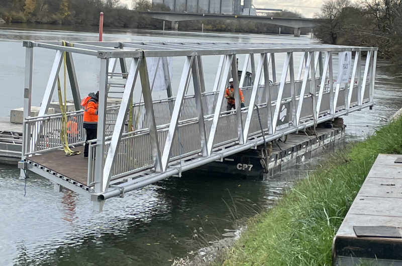 passerelle sur la corne