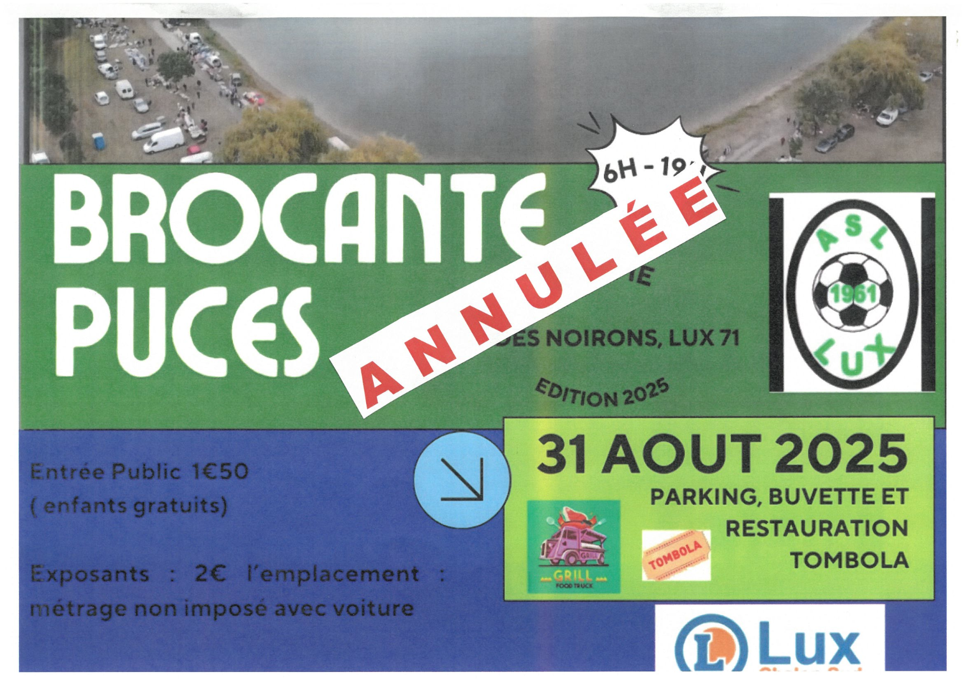 brocante annulée