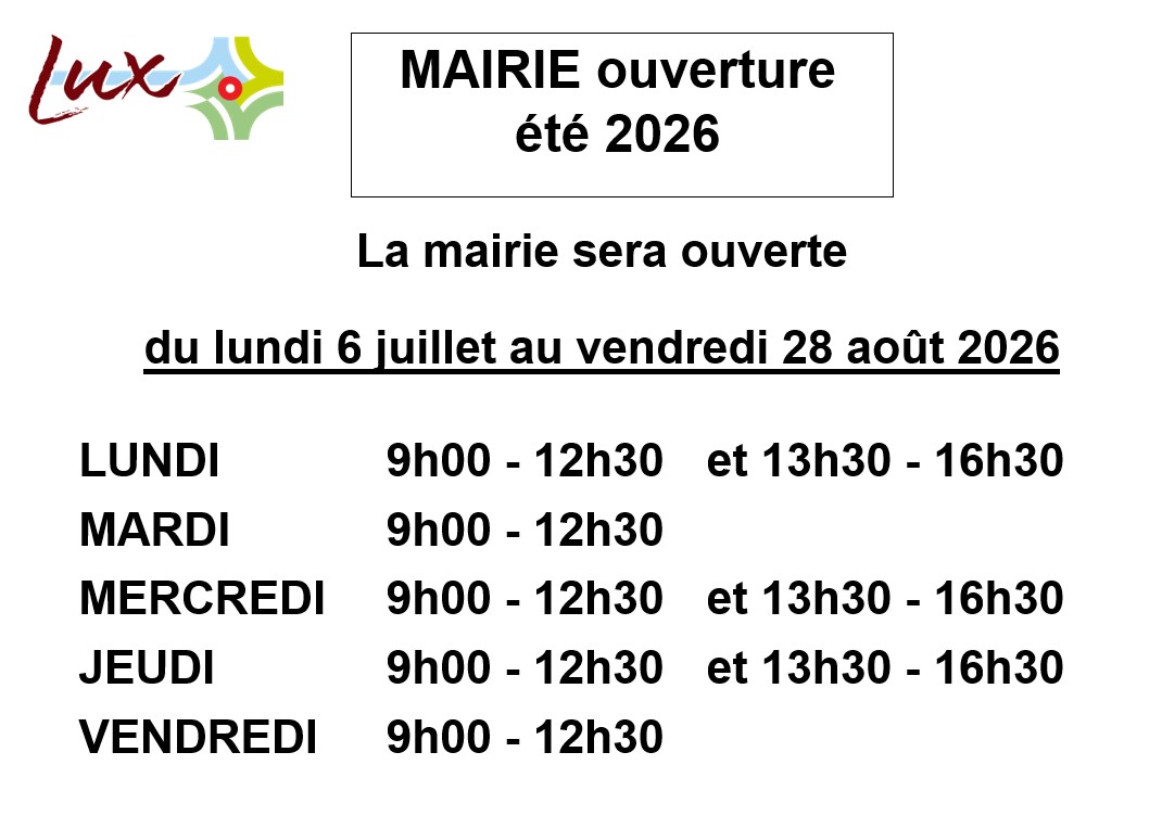 mairie été 2026